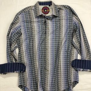 Robert Graham Men’s Dress Shirt Unique Design